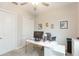 Spacious home office with built-in closet and desk at 11714 Sunburst Marble Rd, Riverview, FL 33579