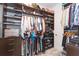 Large walk-in closet with ample shelving and hanging space at 11714 Sunburst Marble Rd, Riverview, FL 33579