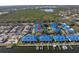 Aerial view of waterfront property showing location of condo at 1621 Watermark Ne Cir # 1621, St Petersburg, FL 33702