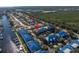 Condo location shown in this aerial view of waterfront community at 1621 Watermark Ne Cir # 1621, St Petersburg, FL 33702