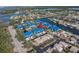 Wide aerial showcasing the condo's waterfront location at 1621 Watermark Ne Cir # 1621, St Petersburg, FL 33702