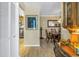 View of dining area and kitchen from entryway at 1621 Watermark Ne Cir # 1621, St Petersburg, FL 33702