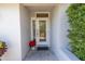 Front entry with glass door and tiled flooring at 1621 Watermark Ne Cir # 1621, St Petersburg, FL 33702