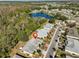 Aerial view of the property, highlighting its location within a residential neighborhood at 1936 Grand Cypress Ln, Sun City Center, FL 33573