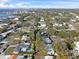 An aerial shot of a house in a beautiful neighborhood near the sea at 3613 S Gardenia Ave, Tampa, FL 33629