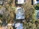 An aerial view of a single-Gathering home and backyard at 3613 S Gardenia Ave, Tampa, FL 33629