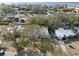 Aerial view showcasing a house's location in a waterfront community at 3613 S Gardenia Ave, Tampa, FL 33629