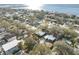 Aerial view of a single-Gathering home in a residential area at 3613 S Gardenia Ave, Tampa, FL 33629