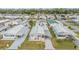 Aerial view of a 55+ community of manufactured homes at 36901 Kimela Ave, Zephyrhills, FL 33542