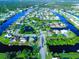 Community overview showcasing waterfront properties and lush landscaping at 8610 Quinn Ct, North Port, FL 34287
