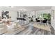 Modern kitchen featuring stainless steel appliances and an island at 936 Lyndhurst St, Dunedin, FL 34698