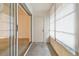 Covered lanai with sliding glass doors at 13215 Slash Pine Dr # H, Hudson, FL 34669