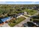 Aerial view of home and surrounding neighborhood at 18434 Goodman Cir, Port Charlotte, FL 33948