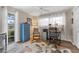 Bright home office with built-in desk and hardwood floors at 1985 Byram Dr, Clearwater, FL 33755
