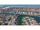 Wide aerial view of the property and surrounding waterfront community at 207 8Th E St, Tierra Verde, FL 33715