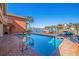 Inviting pool area with canal views and lounge chairs at 207 8Th E St, Tierra Verde, FL 33715