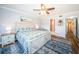 Spacious bedroom with a king-size bed and stylish decor at 2228 Swedish Dr # 2, Clearwater, FL 33763