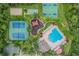 Community boasts pool, tennis courts, playground, and basketball court at 30868 Kelmin Ter, Wesley Chapel, FL 33543