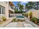 Relaxing pool area with lounge chairs and landscaping at 3314 W Barcelona St, Tampa, FL 33629