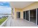 Spacious balcony with water and marina views at 425 150Th Ave # 2401, Madeira Beach, FL 33708
