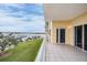Spacious balcony overlooking marina; water and boat views at 425 150Th Ave # 2401, Madeira Beach, FL 33708