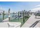 Boat dock with lift and water access at 425 150Th Ave # 2401, Madeira Beach, FL 33708