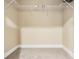 Large walk-in closet with wire shelving at 425 150Th Ave # 2401, Madeira Beach, FL 33708