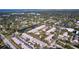 Aerial view showing community layout and pond at 4507 S Oak Dr # P71, Tampa, FL 33611