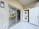 Convenient laundry area with washer and dryer on patio at 4507 S Oak Dr # P71, Tampa, FL 33611
