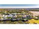 Bird's-eye view of property and surrounding neighborhood at 5606 Seagrass Pl, Apollo Beach, FL 33572