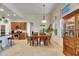 Bright dining area with a wooden table and chairs at 5606 Seagrass Pl, Apollo Beach, FL 33572