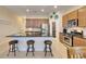 Modern kitchen with stainless steel appliances and island at 5606 Seagrass Pl, Apollo Beach, FL 33572