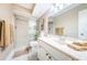 Clean bathroom with white vanity and shower at 5901 Bahia Del Mar Cir # 321, St Petersburg, FL 33715