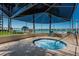 Relaxing hot tub with shaded seating area at 5901 Bahia Del Mar Cir # 321, St Petersburg, FL 33715