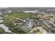 Aerial view showcasing the community's waterfront location and amenities at 6217 Anhinga Pl, Tampa, FL 33615