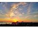 Stunning sunset view over the water, city skyline visible at 6372 Palma Del Mar S Blvd # 905, St Petersburg, FL 33715