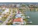 Luxury waterfront home, bird's eye view at 65 Dolphin Dr, Treasure Island, FL 33706