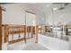 Under construction bathroom with new flooring and fixtures at 65 Dolphin Dr, Treasure Island, FL 33706