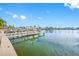 Private dock with access to the waterway at 65 Dolphin Dr, Treasure Island, FL 33706