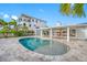 Stunning kidney-shaped pool and patio at 65 Dolphin Dr, Treasure Island, FL 33706