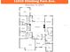 Detailed floor plan showcasing a spacious layout with multiple bedrooms, an office, and a large living area at 11910 Climbing Fern Ave, Riverview, FL 33579