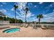 Relaxing hot tub with lounge chairs, overlooking a lake at 1215 Dustan Pl, Trinity, FL 34655