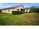 Exterior view of the house and backyard at 1215 Dustan Pl, Trinity, FL 34655