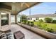 Spacious screened porch overlooking backyard at 1215 Dustan Pl, Trinity, FL 34655