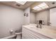 Small bathroom with a single vanity at 12430 81St Pl, Seminole, FL 33772