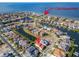Aerial view showcasing home's location near waterfront and community amenities at 1308 Alhambra Dr, Apollo Beach, FL 33572