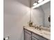 Clean bathroom with granite countertop and updated fixtures at 1308 Alhambra Dr, Apollo Beach, FL 33572