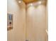 Modern elevator interior with wood paneling and digital controls at 1308 Alhambra Dr, Apollo Beach, FL 33572
