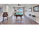 Game room with a pool table and plenty of space for entertainment at 1308 Alhambra Dr, Apollo Beach, FL 33572