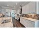 Well-equipped kitchen featuring granite countertops and custom cabinetry at 1308 Alhambra Dr, Apollo Beach, FL 33572